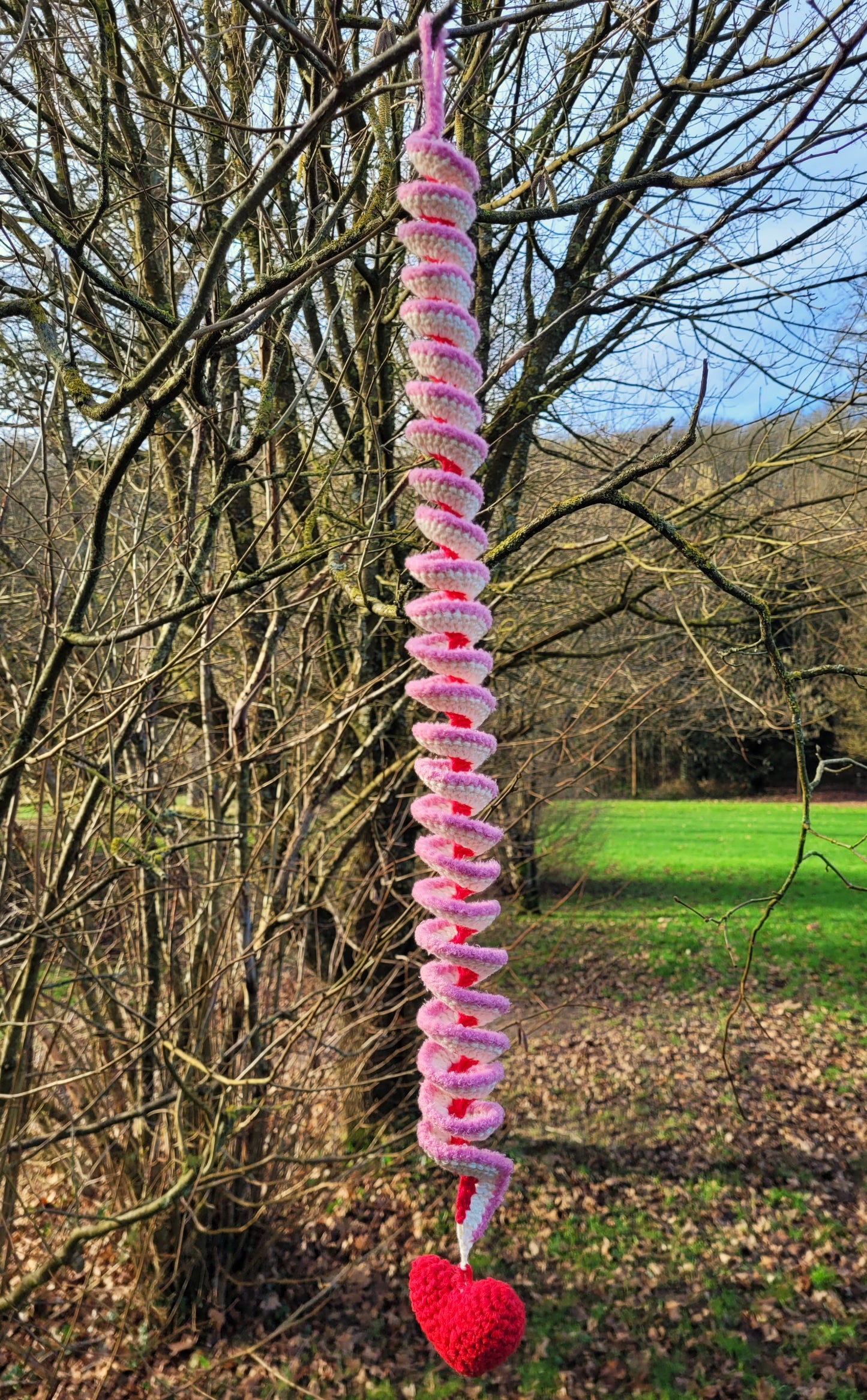 spirale à vent coeur