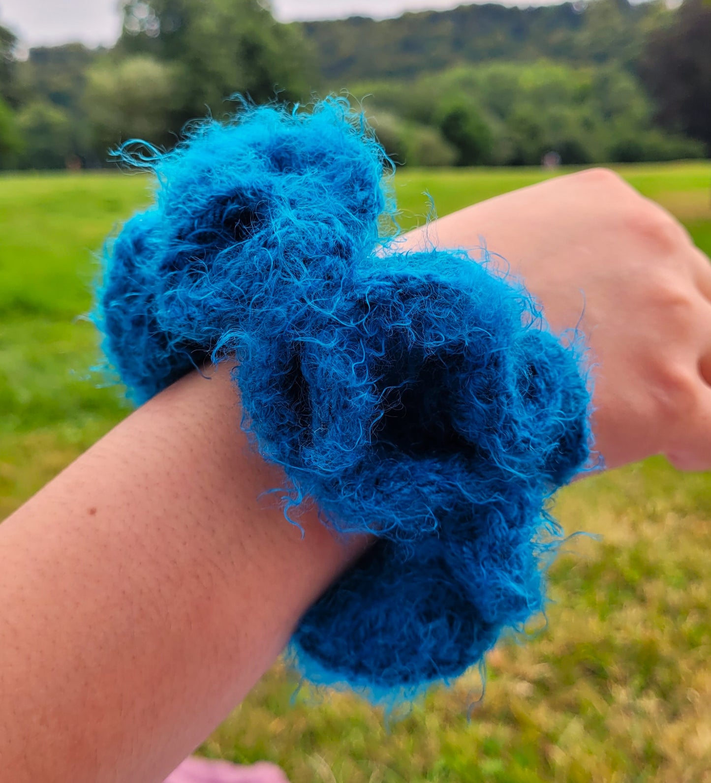 chouchou soft petrol blue