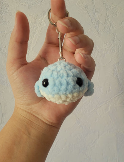 mini baleine porte clé