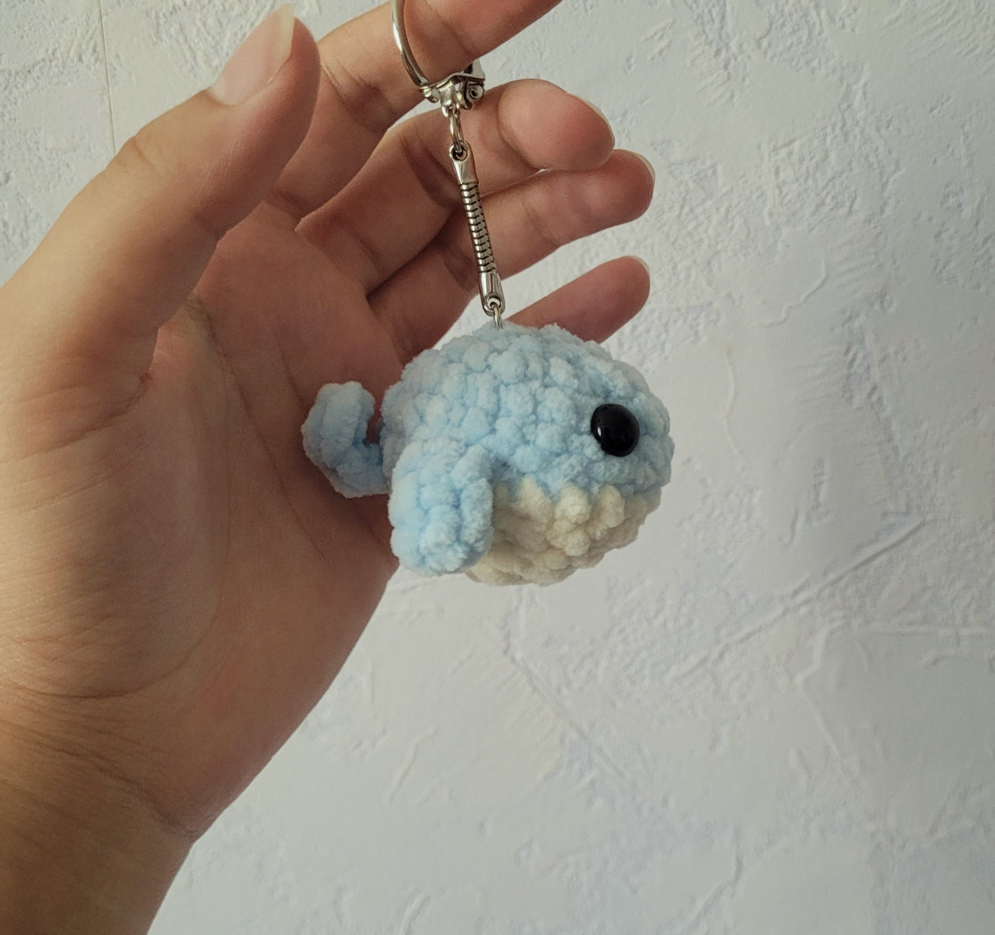 mini baleine porte clé