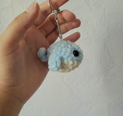 mini baleine porte clé